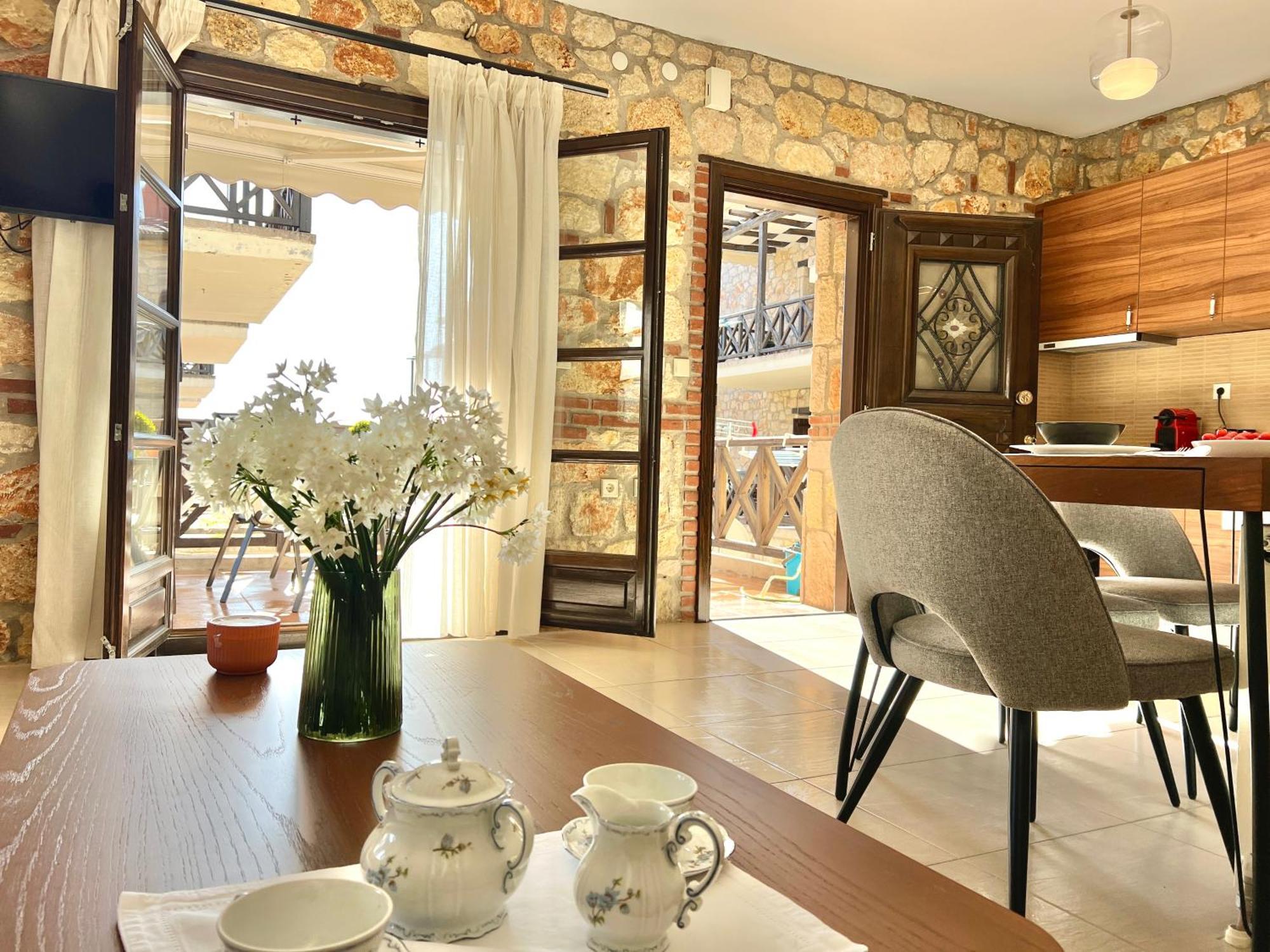 Hostal Boutique Stone House Psakoudia Exterior foto